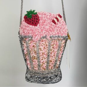 Beaded Milkshake Design Bag